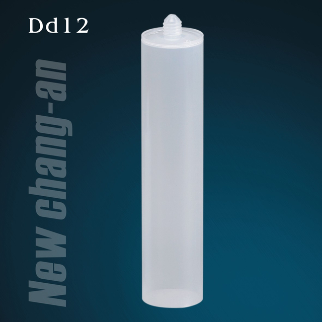 300ml HDPE transparent Plastic Cartridge for Silicone Sealant