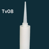 Empty HDPE Glass Glue Packaging Plastic Cartridge for Silicone Sealant for Construction