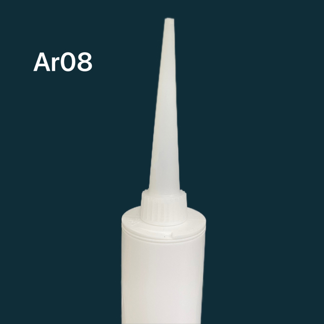 270ml Empty HDPE Glass Adhesive Packaging Plastic Cartridge for Silicone Sealant for Construction