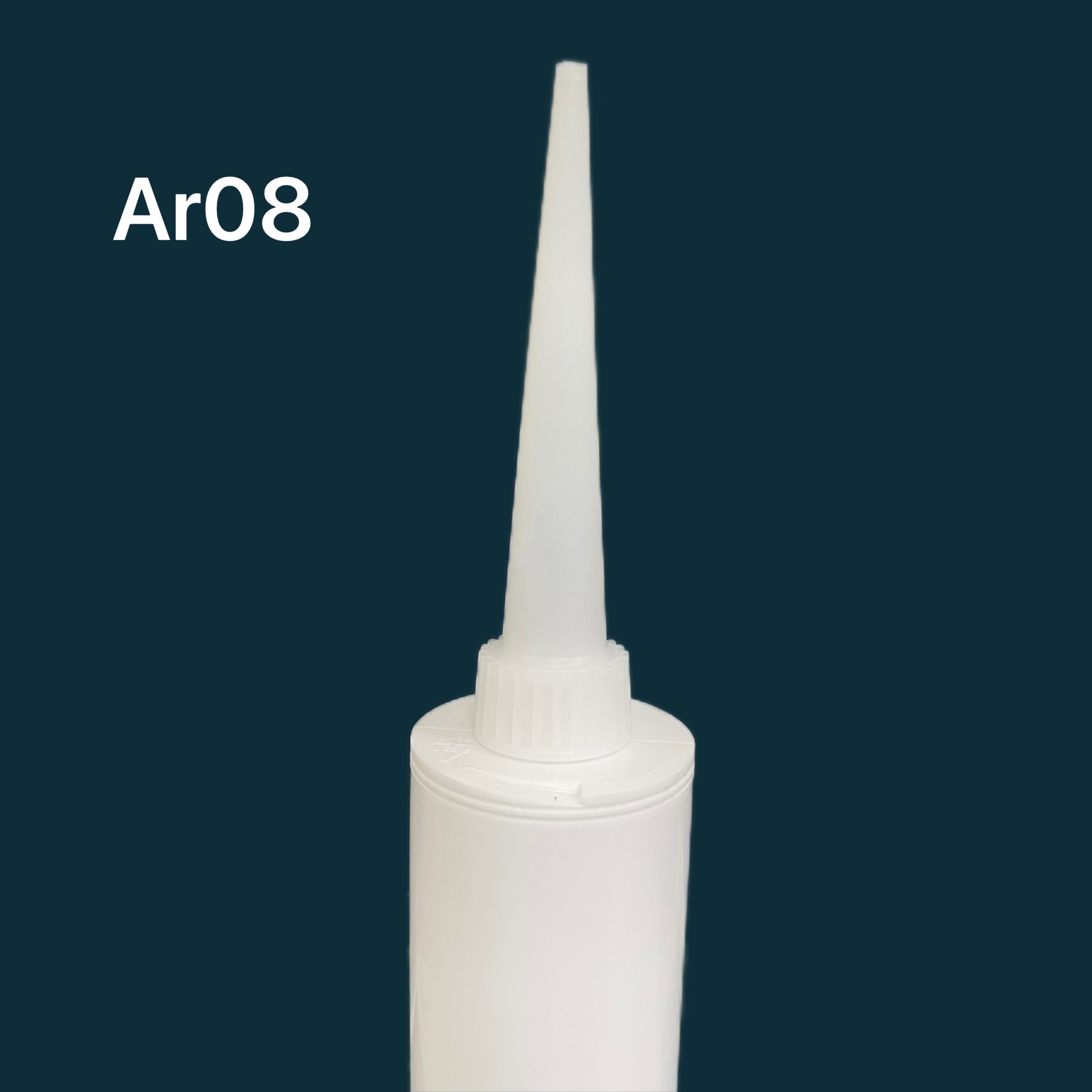 270ml Empty HDPE Glass Adhesive Packaging Plastic Cartridge for Silicone Sealant for Construction