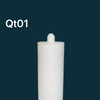 10.5oz empty HDPE Glass Glue Packaging Plastic Cartridge for Silicone Sealant for Industry