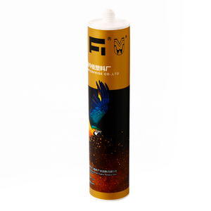 300ml Industry-Grade Empty Adhesive Plastic Cartridge with In-Mold-Labeling Decoration for Neutral Silicone Sealant / Gap Filler / Acrylic Packaging