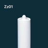 250ml HDPE Single-Component Caulking Plastic Cartridge for Silicone/MS/PU Sealant for Building Industry