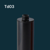 300ml black Glass Glue Packaging HDPE HDPE Plastic Cartridge for Silicone Sealant