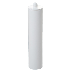 285ml HDPE Empty White Glass Adhesive Packaging Plastic Cartridge for Silicone Sealant for Building Industry