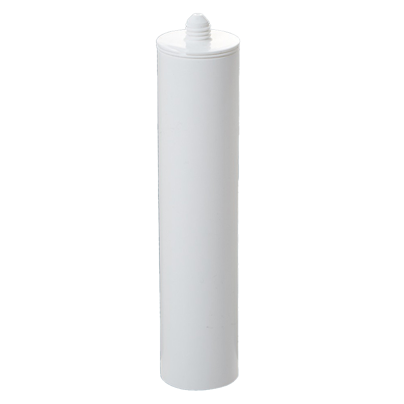 285ml HDPE Empty White Glass Adhesive Packaging Plastic Cartridge for Silicone Sealant for Building Industry