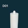 300ml Empty HDPE Adhesive Packaging Plastic Cartridge for Silicone Sealant for Industry