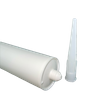 300ml White Customizable HDPE Glass Adhesive Packaging Plastic Cartridge for Silicone/MS/PU Sealant for Building Industry