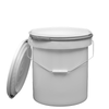 20L Industrial Adhesive Packaging Plastic Bucket with Handle for Silicone/Ms/PU Sealant for Chemical Storage