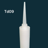 10oz Industrial Use Empty White HDPE Plastic Cartridge for Silicone Sealant Packaging