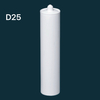 10oz HDPE Glass Glue caulking Plastic Cartridge for Silicone Sealant Packaging for Building Industry