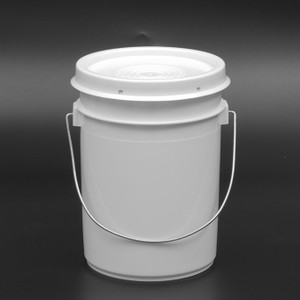 2L Industrial Use Adhesive Packaging Plastic Pail with Lid and Handle for Silicone Sealant for Construction