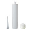 Multiple-Use 270ml HDPE White Industrial Adhesive Plastic Cartridge for Silicone Sealant Packaging 