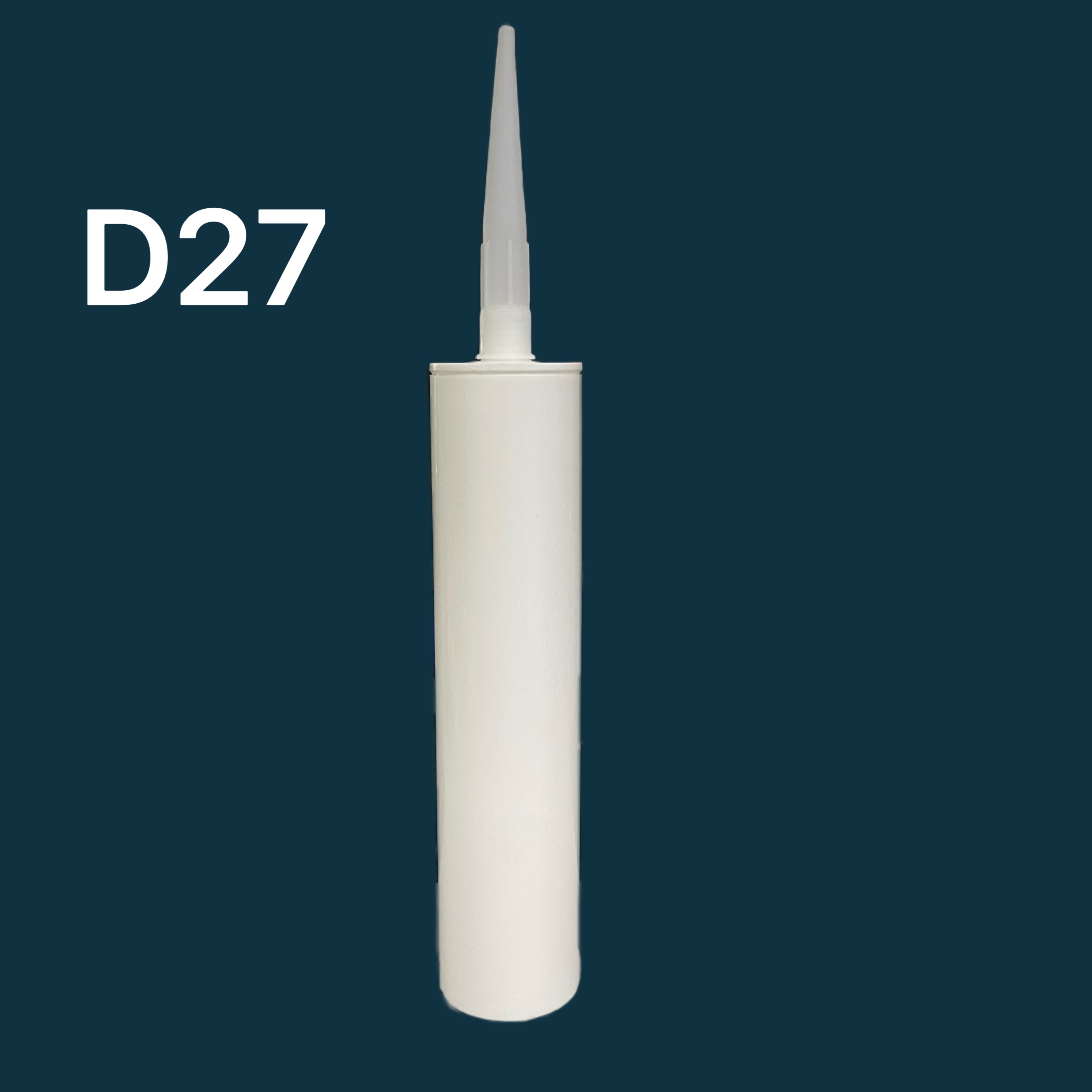 300ml HDPE Silicone Sealant Packaging Plastic Cartridge for Construction 