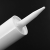 300ml White HDPE Industrial Glass Adhesive Packaging Plastic Cartridge With Nozzle for Silicone Sealant for Building Industry