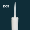 Multiple-Use 280ml Empty Adhesive Packaging HDPE Plastic Cartridge for Industrial Silicone Sealant