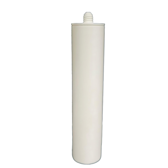 300ml Custom-Printed HDPE Silicone Sealant Packaging Plastic Cartridge with Nozzle and Plunger for Construction 