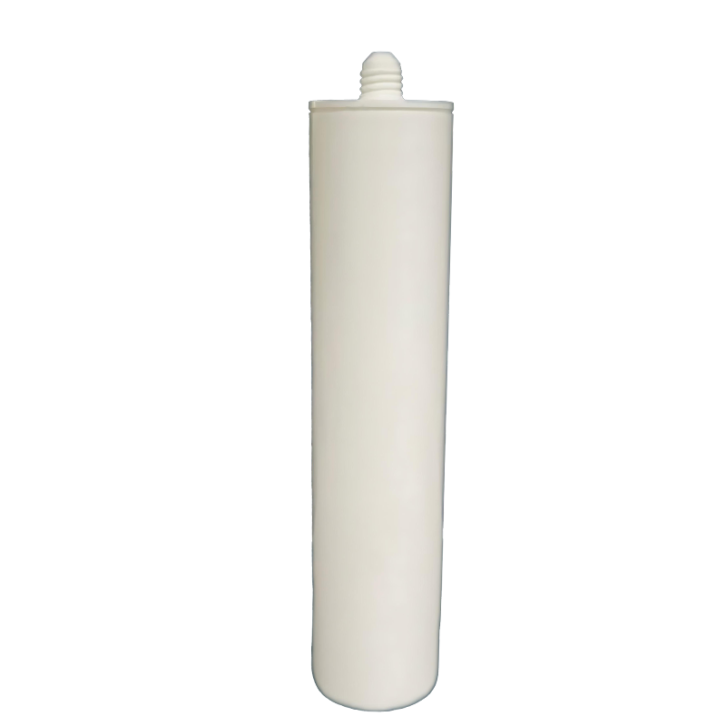 300ml Custom-Printed HDPE Silicone Sealant Packaging Plastic Cartridge with Nozzle and Plunger for Construction 