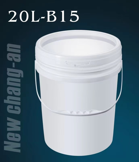 20L PP Plastic Bucket B15-NR for Water Basic Paint Containing