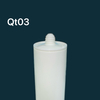 10.5oz HDPE Glass Adhesive Packaging Plastic Cartridge for silicone sealant for Construction