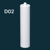 300ml Industrial Grade Empty Glass Glue Packaging HDPE Plastic Cartridge for Silicone Sealant 