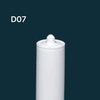 300ml Empty Chemical-Resistance White HDPE Adhesive Packaging Plastic Cartridge for Silicone Sealant