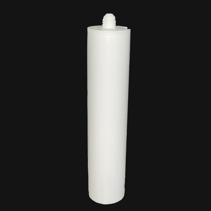 270ml Custom-Printed HDPE Glass Adhesive Packaging Plastic Cartridge for Industrial Silicone/MS/PU Sealant with Nozzle and Plunger for Construction