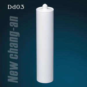300ml white HDPE Plastic Cartridge for Silicone Sealant