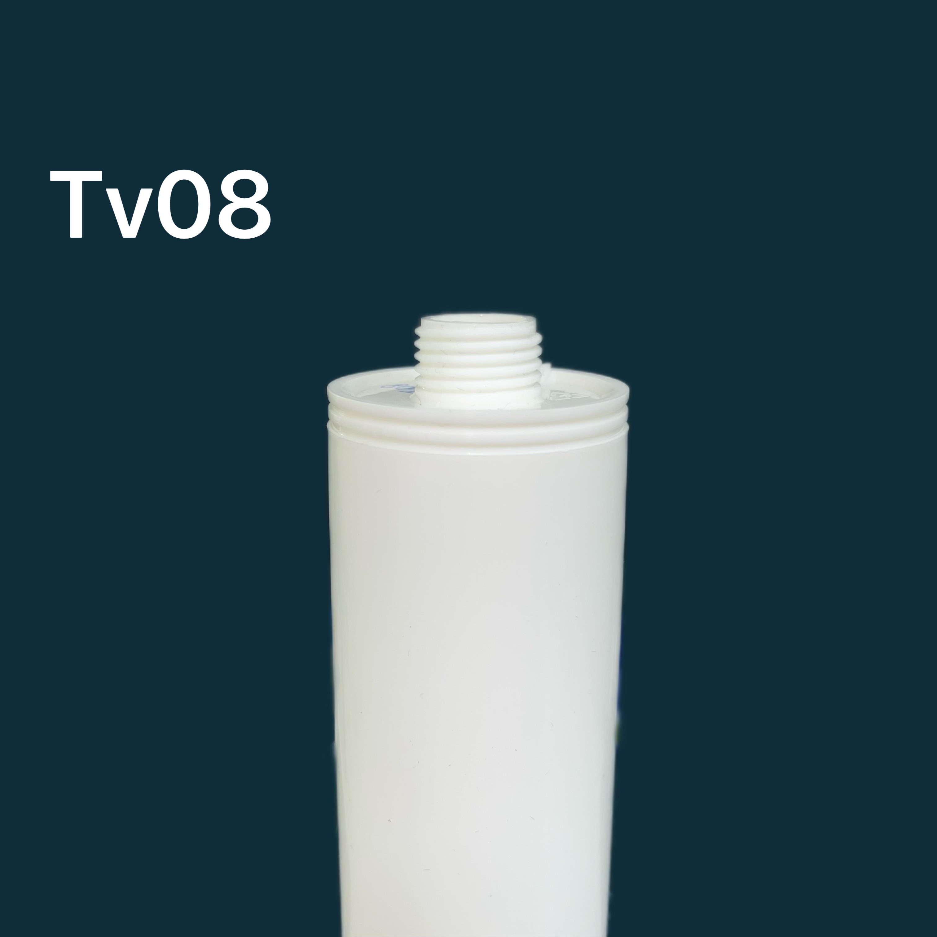 Empty HDPE Glass Glue Packaging Plastic Cartridge for Silicone Sealant for Construction