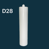 300ml White Empty HDPE Plastic Cartridge for Silicone Sealant Packaging