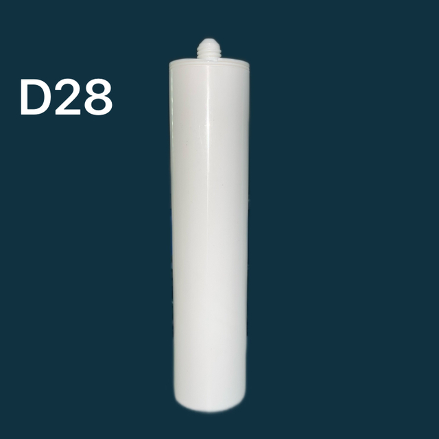 300ml White Empty HDPE Plastic Cartridge for Silicone Sealant Packaging