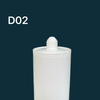 300ml Industrial Grade Empty Glass Glue Packaging HDPE Plastic Cartridge for Silicone Sealant 