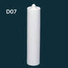 300ml Empty Chemical-Resistance White HDPE Adhesive Packaging Plastic Cartridge for Silicone Sealant