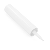 300ml empty Adhesive Packaging Plastic Cartridge for Silicone Sealant with nozzle for Construction
