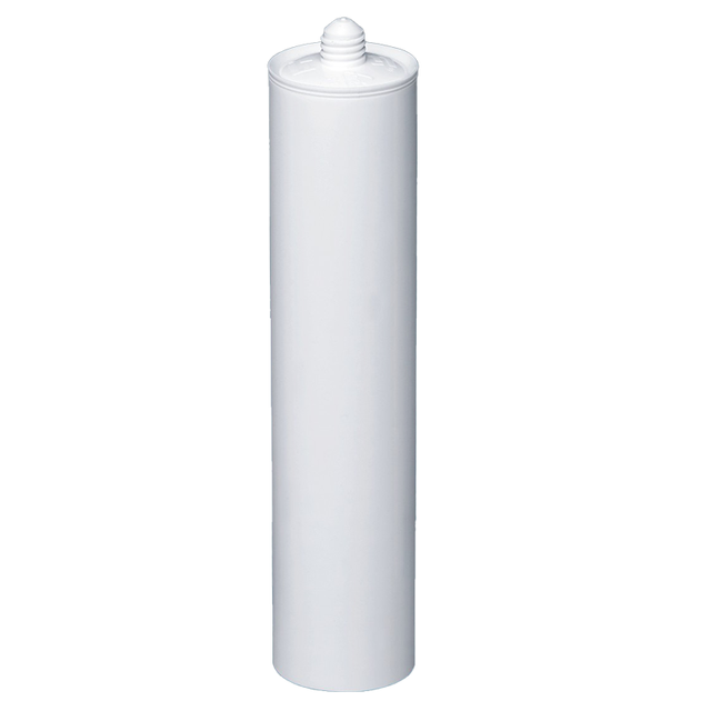 300ml White Customizable HDPE Glass Adhesive Packaging Plastic Cartridge for Silicone/MS/PU Sealant for Building Industry