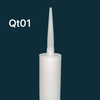 10.5oz empty HDPE Glass Glue Packaging Plastic Cartridge for Silicone Sealant for Industry