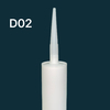 300ml Industrial Grade Empty Glass Glue Packaging HDPE Plastic Cartridge for Silicone Sealant 