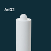 350ml Structural Adhesive Packaging Empty White Plastic Cartridge for Silicone Sealant for Versatile Applications