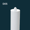 300ml Multipurpose Empty Adhesive Packaging HDPE Plastic Cartridge for Silicone Sealant