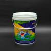 Custom-Printed 20L Industry-Grade Chemical Resistant Adhesive Packaging Plastic Bucket for Silicone/MS/PU Sealant for Construction