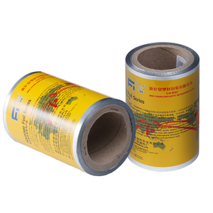 Custom-Printed 62-85um Chemical-Resistant Glass Adhesive Packaging Aluminum Sausage Foil for Silicone/PU/MS Sealant for Industry