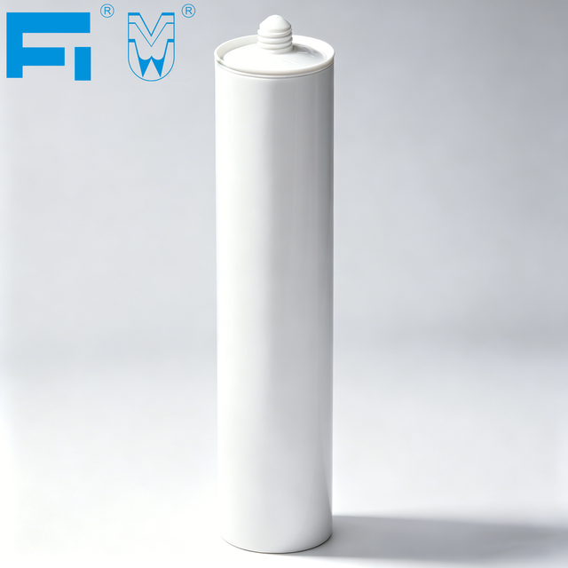 300ml Industrial Grade Empty Glass Glue Packaging HDPE Plastic Cartridge for Silicone Sealant 