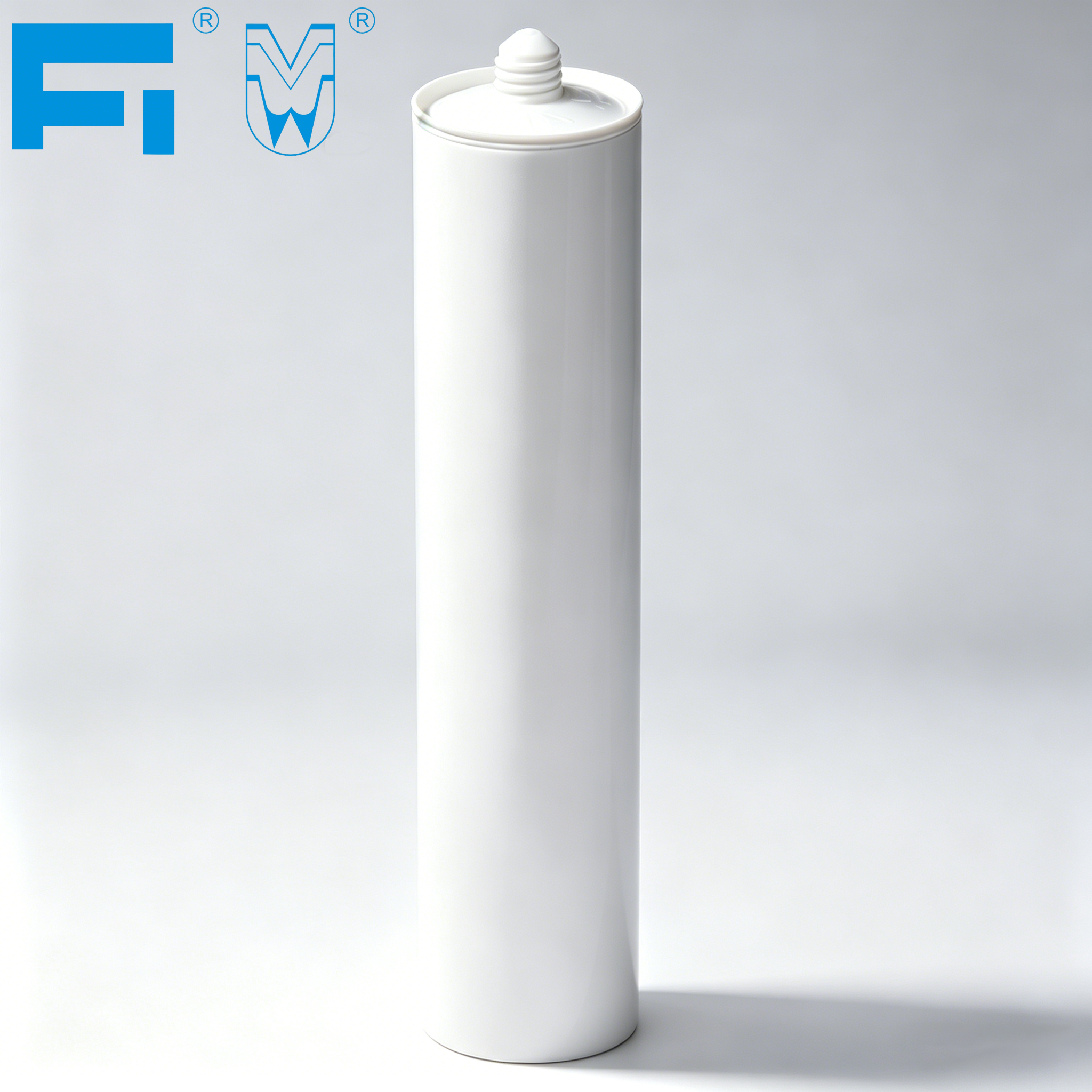 300ml Industry Use Empty Glass Glue Packaging HDPE Plastic Cartridge for Sealant and Adhesive