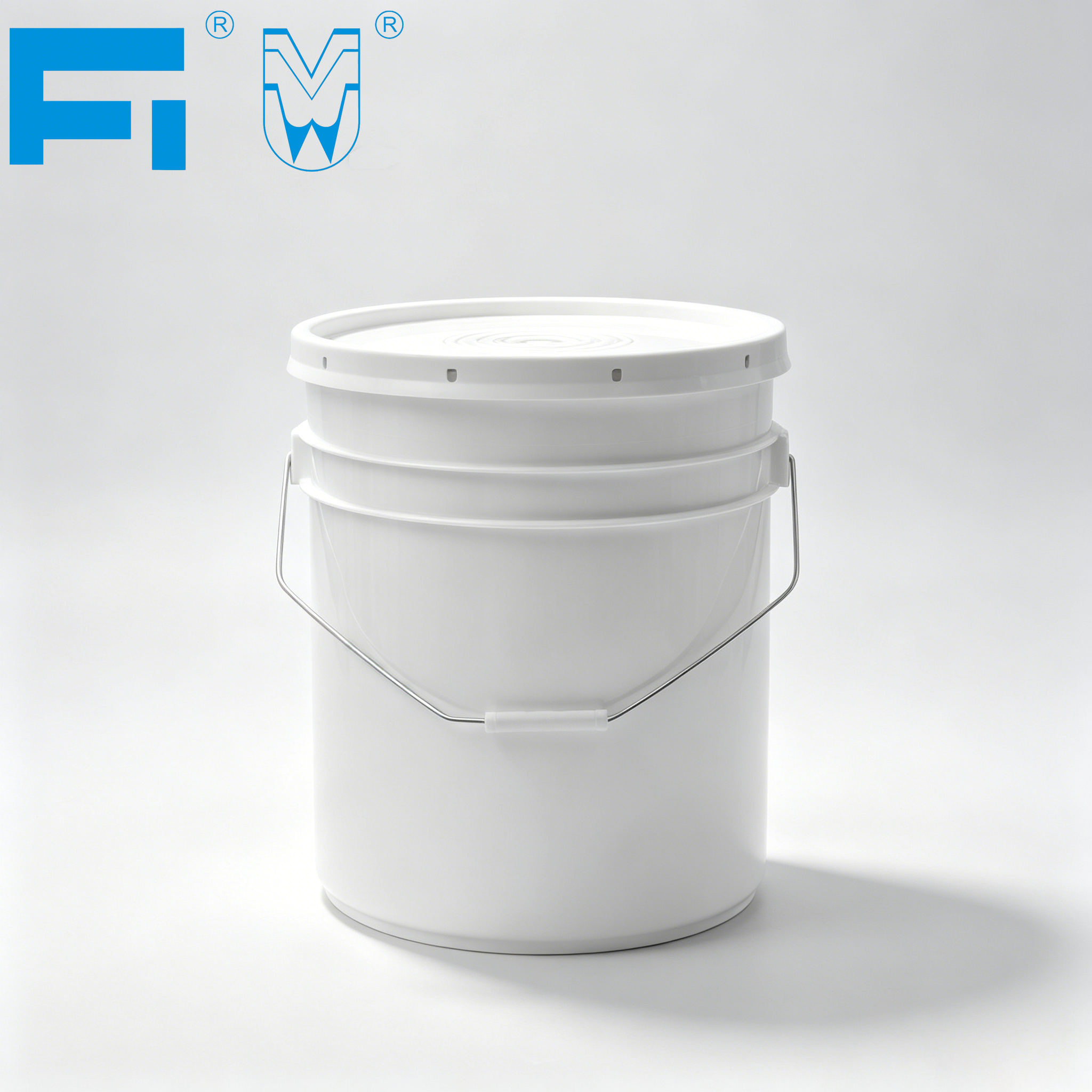Multiple Use 20L Large Capacity Paint Plastic Bucket for Adhesives and Sealant Packaging for Industry