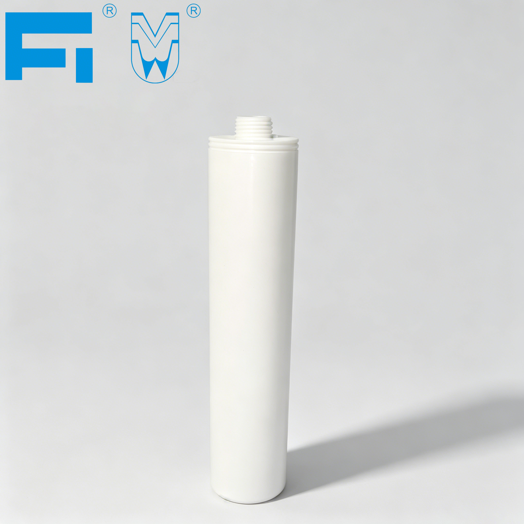 Industry Grade 290ml Empty Adhesive Packaging Plastic Cartridge for MS Sealant Caulking for Construction
