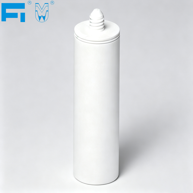 Custom Printed 115ml Industry Grade Adhesive Packaging Plastic Cartridge for Sealant Caulking and Sealing
