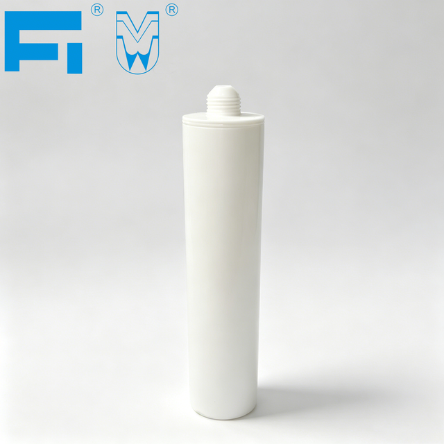 Custom Printed 300ml Industry Grade Adhesive Caulking HDPE Plastic Cartridge for Sealant Packaging