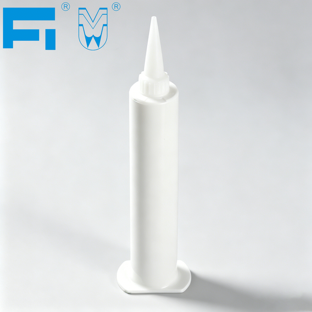 50ml Industry Grade Chemical Resistant Adhesive Dispensing Syringe Barrel for Sealant Packaging for Construction