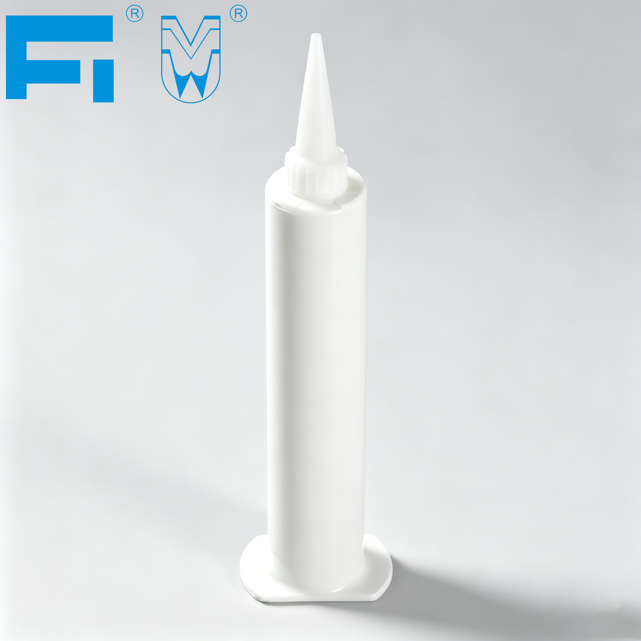 50ml Industry Grade Chemical Resistant Adhesive Dispensing Syringe Barrel for Sealant Packaging for Construction