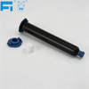 Industrial Use 50ml Black Plastic Pneumatic Dispensing Syringe Barrel Cartridge for Sealant and Adhesive Packaging